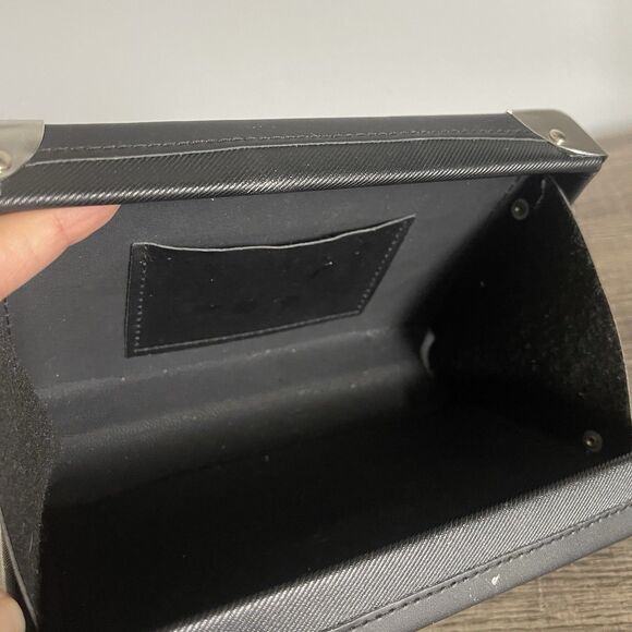 Lord Culture Women Black With Metal Hardware Hard Case Bag Crossbody - Picture 7 of 11